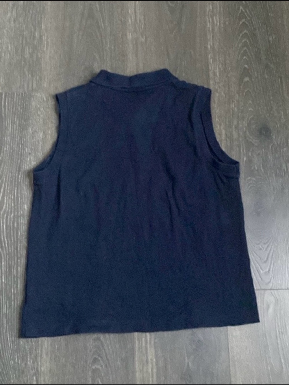 Lauren Ralph Lauren Women’s Size Medium color navy blue Polo sleeveless - Picture 4 of 11